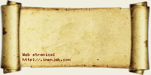 Hana Stojković vizit kartica